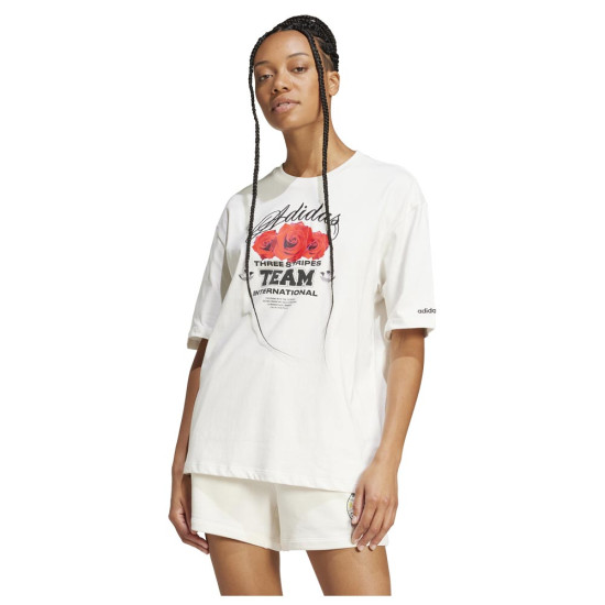 Adidas Γυναικεία κοντομάνικη μπλούζα Flower Tee